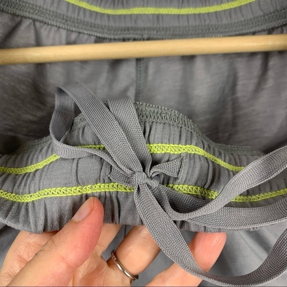 Uniqlo Gray Green Drawstring Pajama Lounge Shorts Small S - Picture 3 of 5